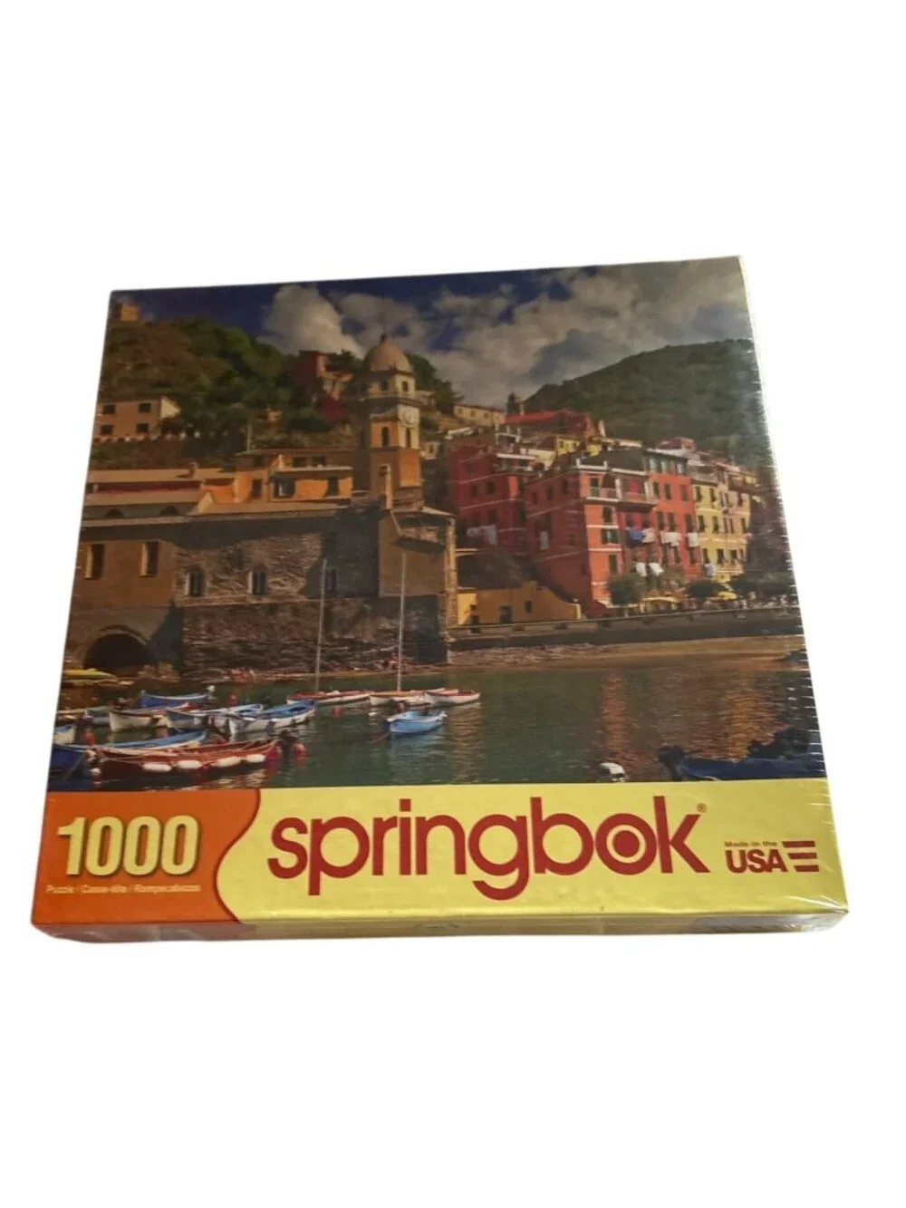 Boats Water Springbok 1000-Piece Puzzle Cinque Terre Vernazza 24